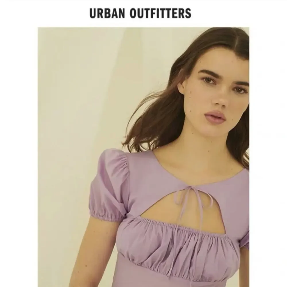Urban outfitters Winnie tie front mini dress - Picture 2 of 10